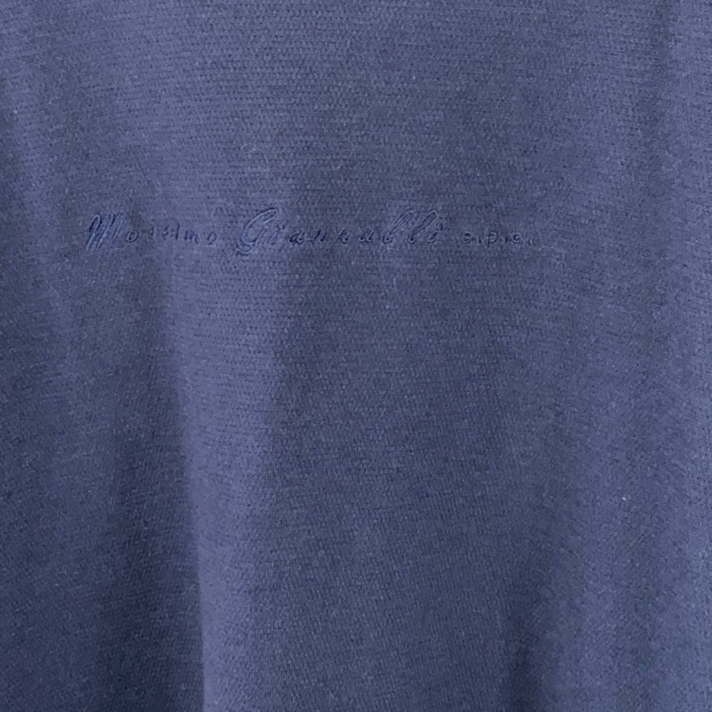 Men's Navy Blue Long Sleeve Shirt - Picture 2 of 5